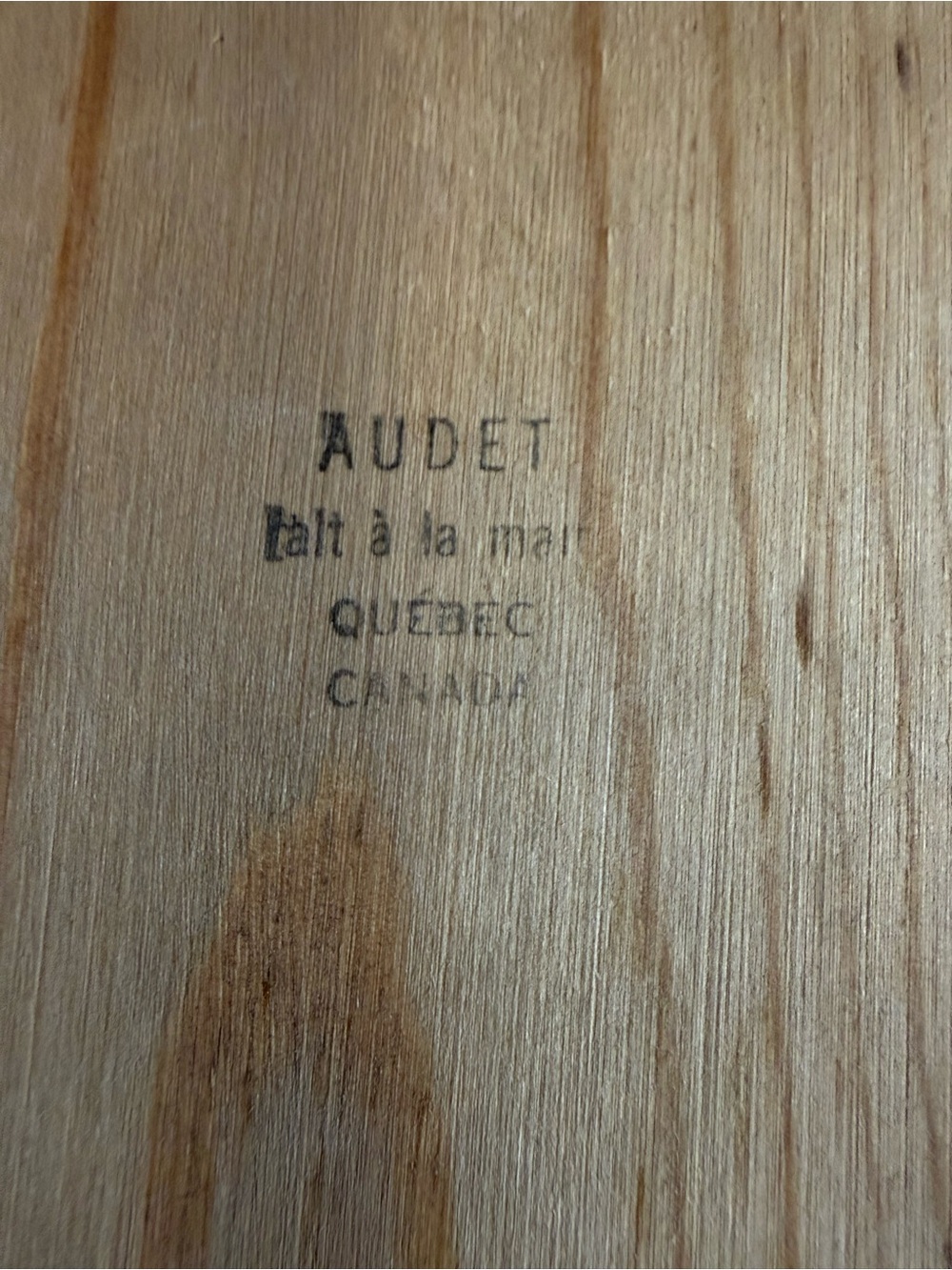 Signed R Audet Quebec Folk Art Wood Carving Pair MCM Rustic Wall Plaque Love - Picture 10 of 13